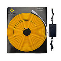 Готовий набір неонової стрічки 12V 6x12 5M Yellow (Жовтий)