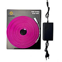 Готовий набір неонової стрічки 12V 6x12 5M Purple (Фіолетовий)