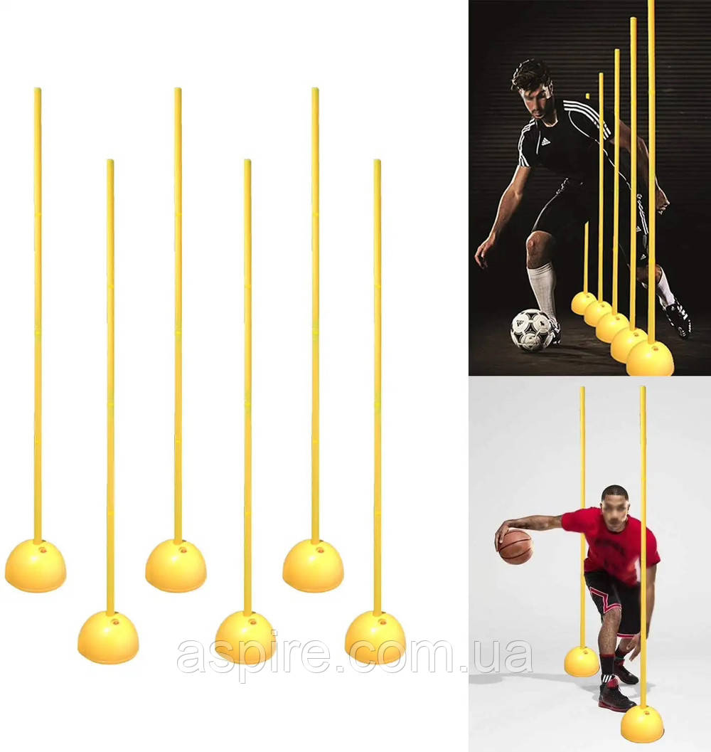Набір для тренувань, слаломні стійки, стійки для дриблінгу, фото 1