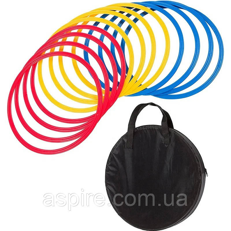 Кільця тренувальні, набір з 12 штук 40 см, фото 1