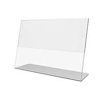 Менюхолдер Aspire тейбл тент А4 L-подібний горизонтальний 2 мм
