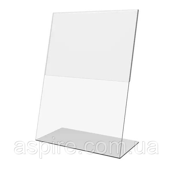 Менюхолдер Aspire А4 вертикальний (210х297 мм). L-подібний., фото 1