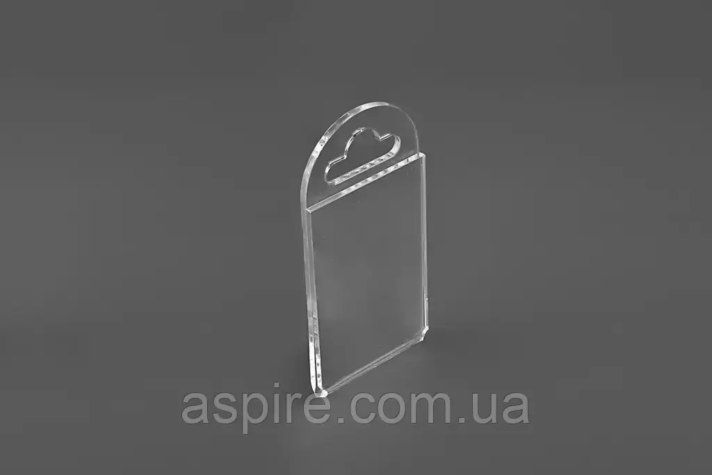 Цінник-тримач на гачок 60х40 мм, фото 1