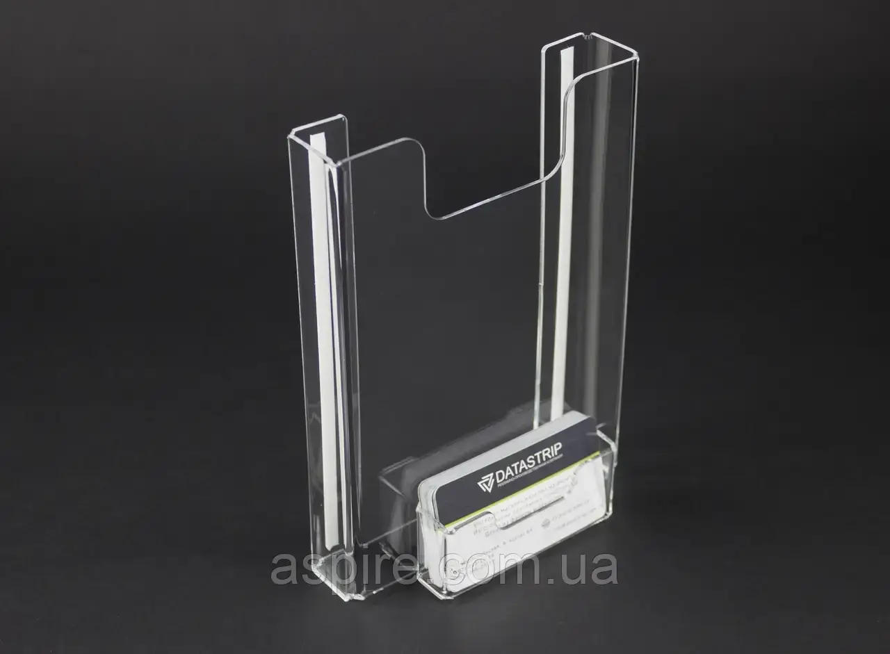 Кишеня А5 (150х210мм) вертикальна з візитницею. Кріплення на скотчі., фото 1