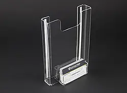 Кишеня А5 (150х210мм) вертикальна з візитницею. Кріплення на скотчі.