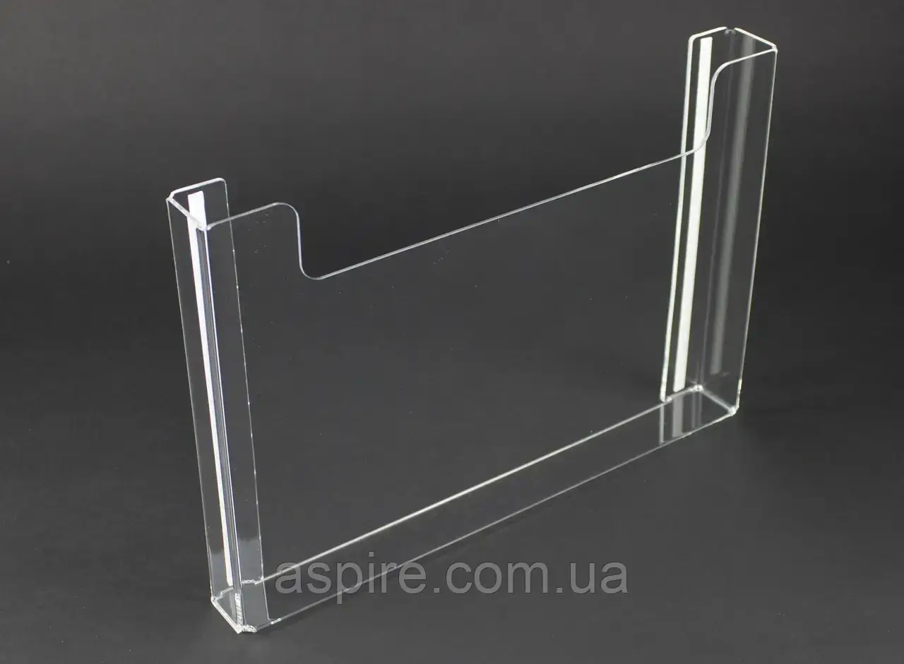 Кишеня А4 (297х210мм) для поліграфії горизонтальна зі скотчем., фото 1