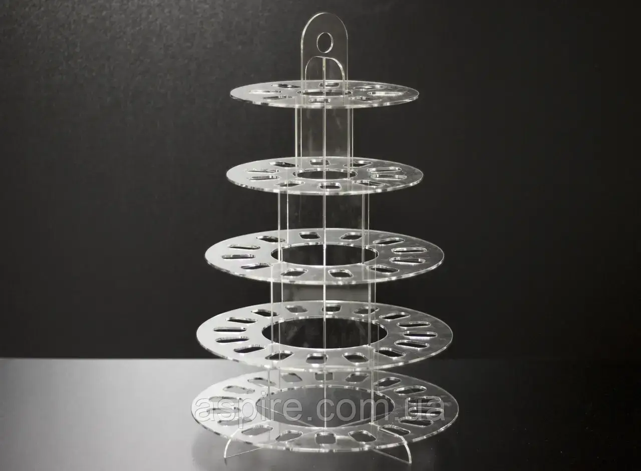 Гірка для макарунс на 5 полиць, фото 1