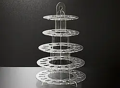 Гірка для макарунс на 5 полиць