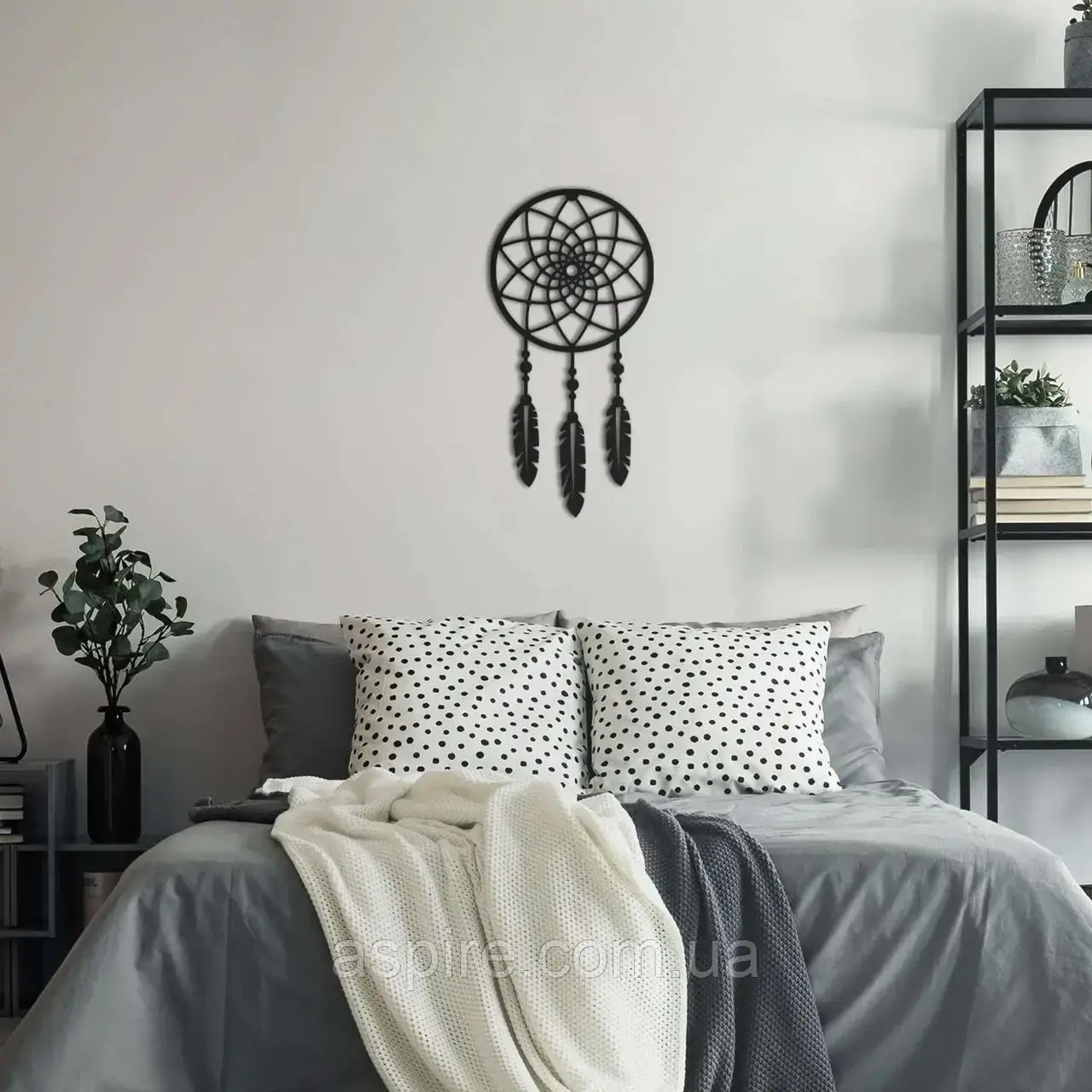 Ловець снів — Дерев'яний декор на стіну, фото 1