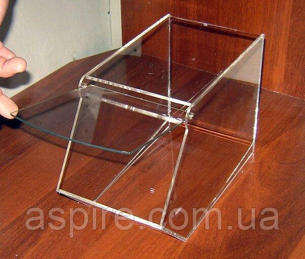 Бокс 5 ті вугільний 150х300х200 акрил 3 і 4 мм, фото 1