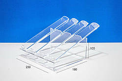 Підставка для макарун 4 ряди похила