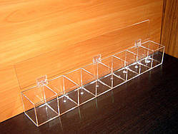 Диспенсер демонстратор для цукерок 755х100х100 8 комірок