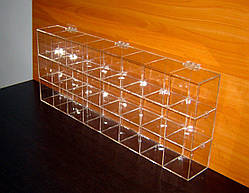 Диспенсер демонстратор 755х100х100 24 комірки 3-ярусний для цукерок