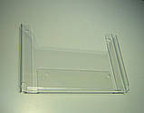 Кишеня буклетниця настінна А4 гір, 20 мм, акрил 2 мм, фото 4