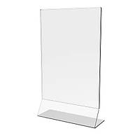 Менюхолдер А4 210х297мм, вертикальний. Z-подібна підставка.