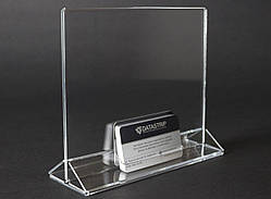 Менюхолдер А5 (210х150мм) горизонтальний із вирізом під візитки.