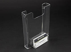 Кишеня А5 (210х150мм) вертикальна з візитницею. Кріплення на саморіз.