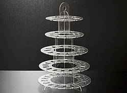 Гірка для макарунс на 5 полиць