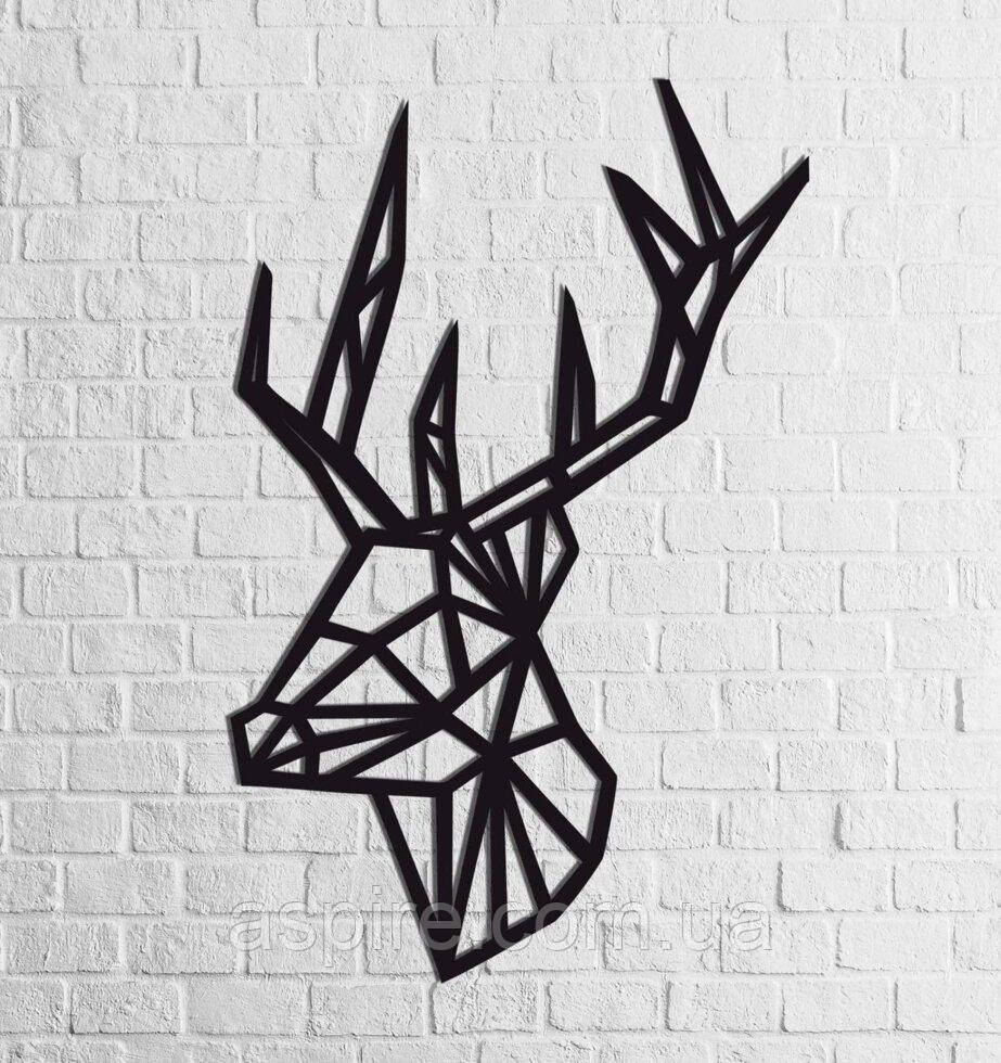 Декоративне панно настінне геометричне «Олень», фото 1