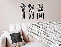 КВІТИ — ТЕРВ'ЯННИЙ ДЕКОР НА СТЕНУ