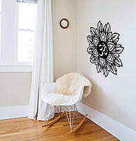 СИМВОЛ ОМ З МАНДАЛЕЮ — ДЕРІВ'ЯНИЙ ДЕКОР НА СТАНУ