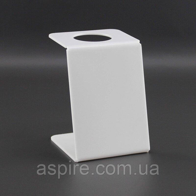 Підставка для вафельного ріжка на 1 шт. Біла. Акрил 3 мм, фото 1