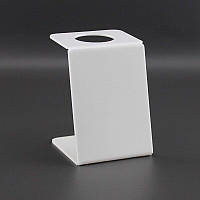 Підставка для вафельного ріжка на 1 шт. Біла. Акрил 3 мм