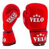 Боксерські рукавички Velo AhsanStarFlex (aiba mod) 12oz, червоний, фото 4