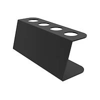 Підставка під 4 вафельних ріжка. Чорний акрил 3 мм.