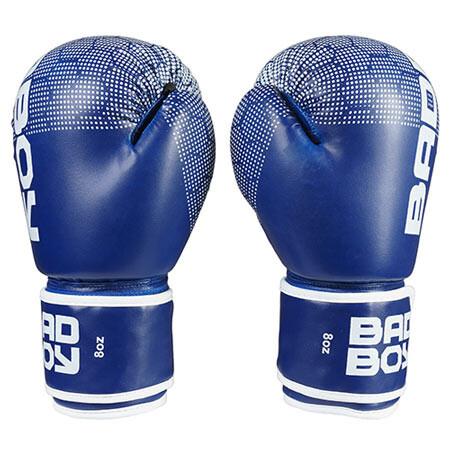 Боксерські рукавички BadBoy 'жираф', DX, 8 oz, синій