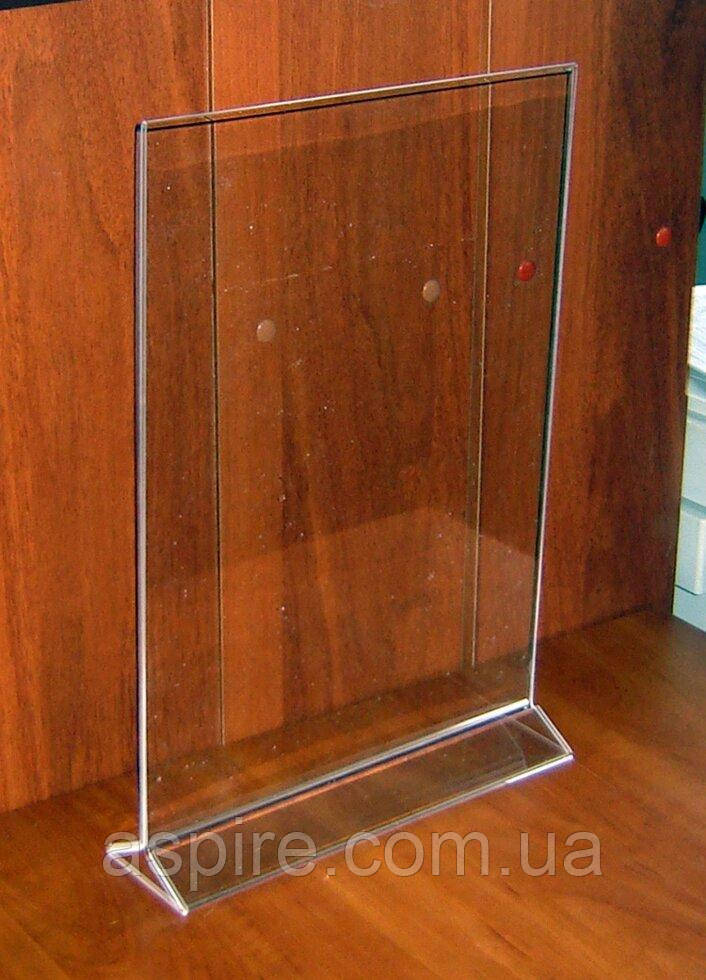 Менюхолдер тейбл тент А3 вертикальний, фото 1