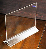 Менюхолдер тейбл тент А4 горизонтальний, фото 2