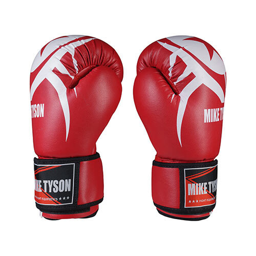 Боксерські рукавички Mike Tyson, PVC, 10 oz, червоний
