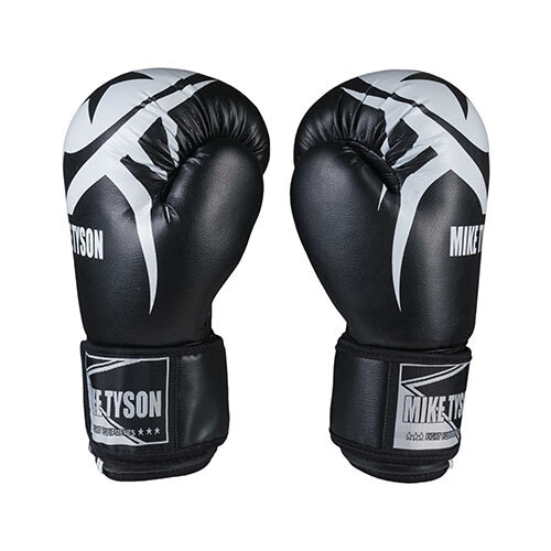 Боксерські рукавички Mike Tyson, PVC, 12 oz, чорний