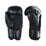 Боксерські рукавички Mike Tyson, PVC, 12 oz, чорний, фото 4
