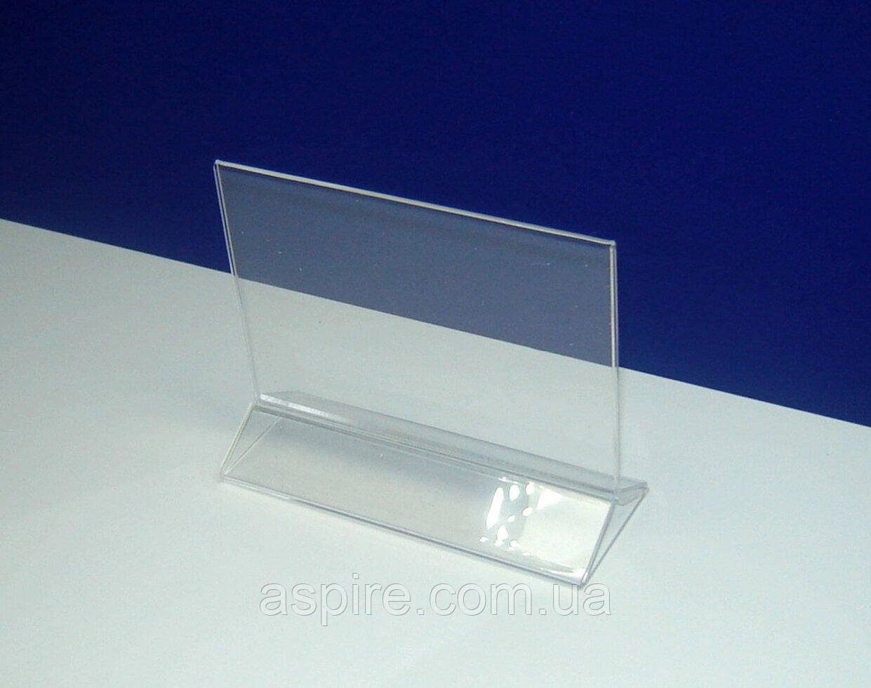 Менюхолдер, тейбл тент А6 горизонтальний, фото 1