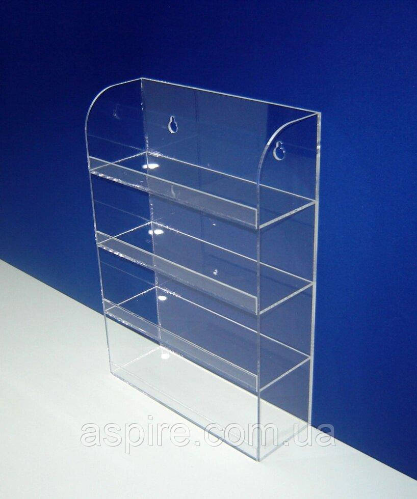 Полиця для дрібниць 4-ярусна 250х87х356 мм, фото 1