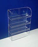 Полиця для дрібниць 4-ярусна 250х87х356 мм, фото 4