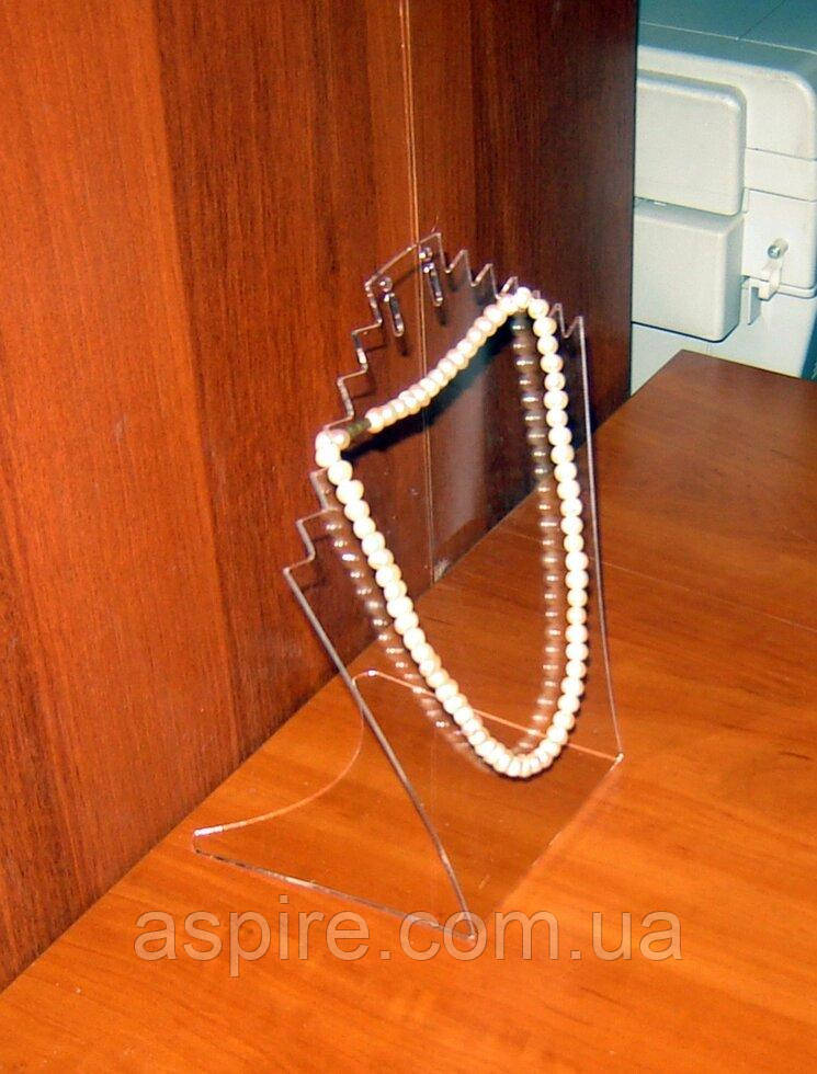 Підставка під кольє No1 2 мм прозора, фото 1