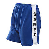 Самбовка Mizuno, куртка + шорти (еластан), 550г/м2, синій, зріст 150 см., фото 6