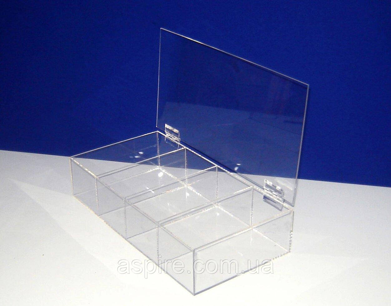 Короб для гумок і точилок 4 комірки, фото 1