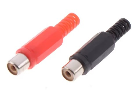 Штекер RCA пластик мама, фото 1