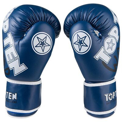 Боксерські рукавички TopTen WARRIOR, PVC, 12 oz, синій