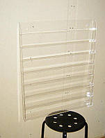 Стенд під лаки 620х45х748 мм восьмиярусний