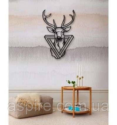 Олень — Дерев'яний декор на стіну, фото 1