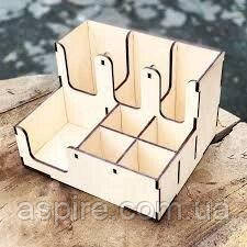 Барний органайзер дерев'яний 30х25 см., фото 1