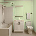 Кольорова Фарба СИЛІКОНОВА Skyline для вологих приміщень 1020-G40Y Лессі 1л, фото 4