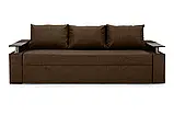 Диван прямий Міленіум (стандарт) рогожка коричневий, фото 2