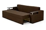 Диван прямий Міленіум (стандарт) рогожка коричневий, фото 4