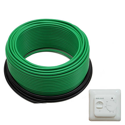 Комплект Нагрівальний кабель ThermoGreen CT20-2600W 130 м + Терморегулятор M5.16, фото 1